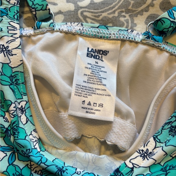 Lands End Tankini Swim Top - Picture 4 of 7